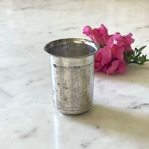Pure Silver Vintage Tumbler